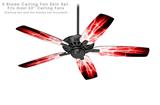 Lightning Red - Ceiling Fan Skin Kit fits most 52 inch fans (FAN and BLADES SOLD SEPARATELY)