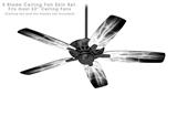 Lightning White - Ceiling Fan Skin Kit fits most 52 inch fans (FAN and BLADES SOLD SEPARATELY)