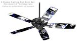 Abstract 02 Blue - Ceiling Fan Skin Kit fits most 52 inch fans (FAN and BLADES SOLD SEPARATELY)