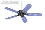 Snowflakes - Ceiling Fan Skin Kit fits most 52 inch fans (FAN and BLADES SOLD SEPARATELY)