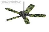 WraptorCamo Old School Camouflage Camo Army - Ceiling Fan Skin Kit fits most 52 inch fans (FAN and BLADES SOLD SEPARATELY)