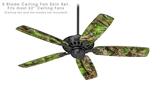 WraptorCamo Grassy Marsh Neon Green 5 Scale - Ceiling Fan Skin Kit fits most 52 inch fans (FAN and BLADES SOLD SEPARATELY)