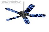 Electrify Blue - Ceiling Fan Skin Kit fits most 52 inch fans (FAN and BLADES SOLD SEPARATELY)