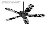 Electrify White - Ceiling Fan Skin Kit fits most 52 inch fans (FAN and BLADES SOLD SEPARATELY)