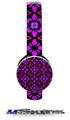 Pink Floral Decal Style Skin (fits Sol Republic Tracks Headphones - HEADPHONES NOT INCLUDED) 