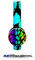 Rainbow Leopard Decal Style Skin (fits Sol Republic Tracks Headphones - HEADPHONES NOT INCLUDED) 