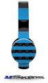 Skull Stripes Blue Decal Style Skin (fits Sol Republic Tracks Headphones - HEADPHONES NOT INCLUDED) 