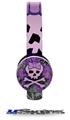 Purple Girly Skull Decal Style Skin (fits Sol Republic Tracks Headphones - HEADPHONES NOT INCLUDED) 