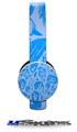 Skull Sketches Blue Decal Style Skin (fits Sol Republic Tracks Headphones - HEADPHONES NOT INCLUDED) 