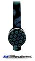 Blue Green And Black Lips Decal Style Skin (fits Sol Republic Tracks Headphones - HEADPHONES NOT INCLUDED)