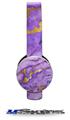 Purple and Gold Gilded Marble Decal Style Skin (fits Sol Republic Tracks Headphones - HEADPHONES NOT INCLUDED)