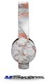 Rose Gold Gilded Grey Marble Decal Style Skin (fits Sol Republic Tracks Headphones - HEADPHONES NOT INCLUDED)