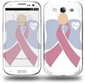 Angel Ribbon Hope - Decal Style Skin (fits Samsung Galaxy S III S3)