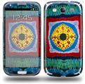 Tie Dye Circles and Squares 101 - Decal Style Skin (fits Samsung Galaxy S III S3)