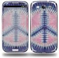 Tie Dye Peace Sign 101 - Decal Style Skin (fits Samsung Galaxy S III S3)