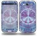Tie Dye Peace Sign 106 - Decal Style Skin (fits Samsung Galaxy S III S3)