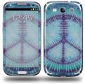Tie Dye Peace Sign 107 - Decal Style Skin (fits Samsung Galaxy S III S3)