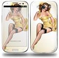 Rose Pin Up Girl - Decal Style Skin (fits Samsung Galaxy S III S3)