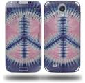 Tie Dye Peace Sign 101 - Decal Style Skin (fits Samsung Galaxy S IV S4)
