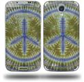 Tie Dye Peace Sign 102 - Decal Style Skin (fits Samsung Galaxy S IV S4)