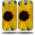 Yellow Daisy - Decal Style Skin (fits Samsung Galaxy S IV S4)