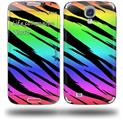 Tiger Rainbow - Decal Style Skin (fits Samsung Galaxy S IV S4)