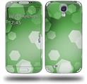 Bokeh Hex Green - Decal Style Skin (fits Samsung Galaxy S IV S4)