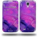 Painting Purple Splash - Decal Style Skin (fits Samsung Galaxy S IV S4)