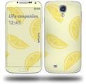 Lemons Yellow - Decal Style Skin compatible with Samsung Galaxy S IV S4