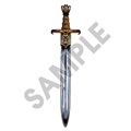Medieval Weapons Sword 02 6x24 inch - Fabric Wall Skin Decal