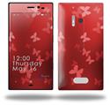 Bokeh Butterflies Red - Decal Style Skin (fits Nokia Lumia 928)