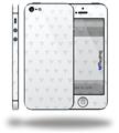 Hearts Light Blue - Decal Style Vinyl Skin (fits Apple Original iPhone 5, NOT the iPhone 5C or 5S)