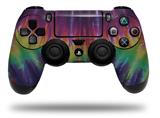 WraptorSkinz Skin compatible with Sony PS4 Dualshock Controller PlayStation 4 Original Slim and Pro Tie Dye Red and Purple Stripes (CONTROLLER NOT INCLUDED)