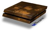 Vinyl Decal Skin Wrap compatible with Sony PlayStation 4 Original Console Bokeh Hearts Orange (PS4 NOT INCLUDED)