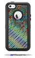 Tie Dye Mixed Rainbow - Decal Style Vinyl Skin fits Otterbox Defender iPhone 5C Case (CASE SOLD SEPARATELY)