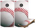 Cornhole Game Board Vinyl Skin Wrap Kit - Baseball fits 24x48 game boards (GAMEBOARDS NOT INCLUDED)