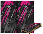 Cornhole Game Board Vinyl Skin Wrap Kit - Baja 0014 Hot Pink fits 24x48 game boards (GAMEBOARDS NOT INCLUDED)