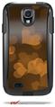 Bokeh Hearts Orange - Decal Style Vinyl Skin fits Otterbox Commuter Case for Samsung Galaxy S4 (CASE SOLD SEPARATELY)