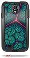 Linear Cosmos Teal - Decal Style Vinyl Skin fits Otterbox Commuter Case for Samsung Galaxy S4 (CASE SOLD SEPARATELY)