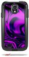 Liquid Metal Chrome Purple - Decal Style Vinyl Skin compatible with Otterbox Commuter Case for Samsung Galaxy S4 (CASE SOLD SEPARATELY)