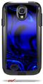 Liquid Metal Chrome Royal Blue - Decal Style Vinyl Skin compatible with Otterbox Commuter Case for Samsung Galaxy S4 (CASE SOLD SEPARATELY)
