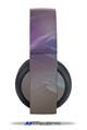 Vinyl Decal Skin Wrap compatible with Original Sony PlayStation 4 Gold Wireless Headphones Purple Orange (PS4 HEADPHONES  NOT INCLUDED)