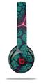 Skin Decal Wrap compatible with Beats Solo 2 WIRED Headphones Linear Cosmos Teal (HEADPHONES NOT INCLUDED)