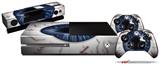 Eyeball Blue Dark - Holiday Bundle Decal Style Skin fits XBOX One Console Original, Kinect and 2 Controllers (XBOX SYSTEM NOT INCLUDED)