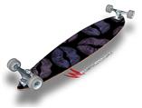 Purple And Black Lips - Decal Style Vinyl Wrap Skin fits Longboard Skateboards up to 10"x42" (LONGBOARD NOT INCLUDED)