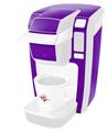 Decal Style Vinyl Skin compatible with Keurig K10 / K15 Mini Plus Coffee Makers Solids Collection Purple (KEURIG NOT INCLUDED)