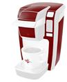 Decal Style Vinyl Skin compatible with Keurig K10 / K15 Mini Plus Coffee Makers Solids Collection Red Dark (KEURIG NOT INCLUDED)