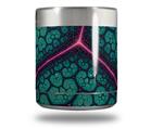 Skin Decal Wrap compatible with Yeti Rambler Lowball - Linear Cosmos Teal (YETI NOT INCLUDED)