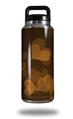 WraptorSkinz Skin Decal Wrap for Yeti Rambler Bottle 36oz Bokeh Hearts Orange  (YETI NOT INCLUDED)