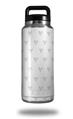 WraptorSkinz Skin Decal Wrap for Yeti Rambler Bottle 36oz Hearts Light Green (YETI NOT INCLUDED)